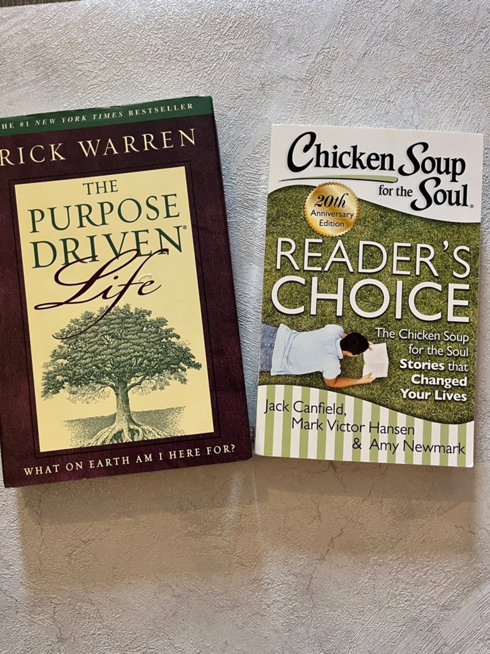 The Purpose Driven Life and Chicken Soup for the Soul